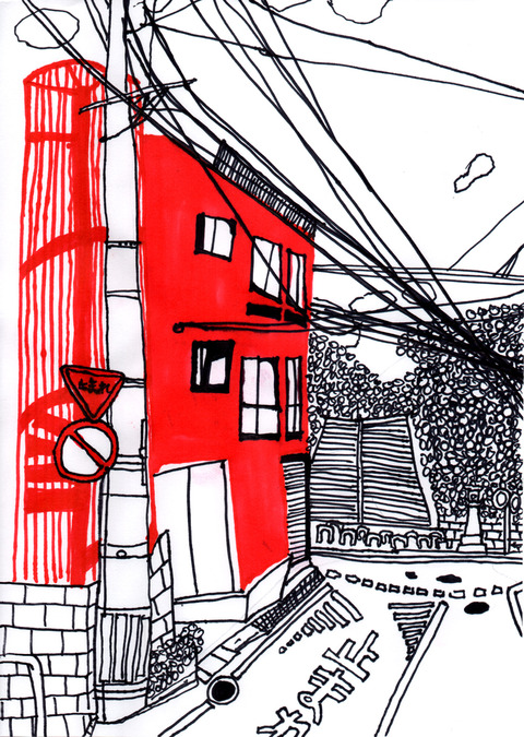赤い建物