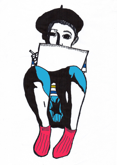 絵を描くモンド