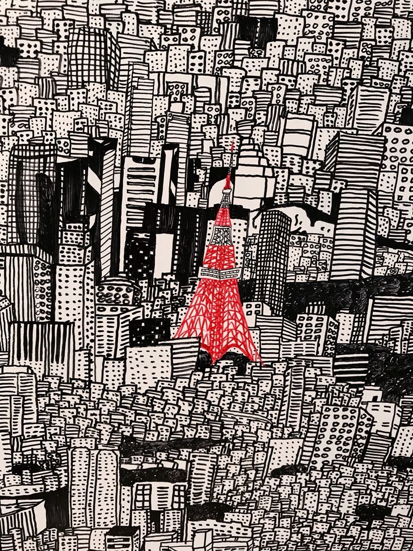 モンド今日の絵 17 10 18 東京タワー モンド今日の絵