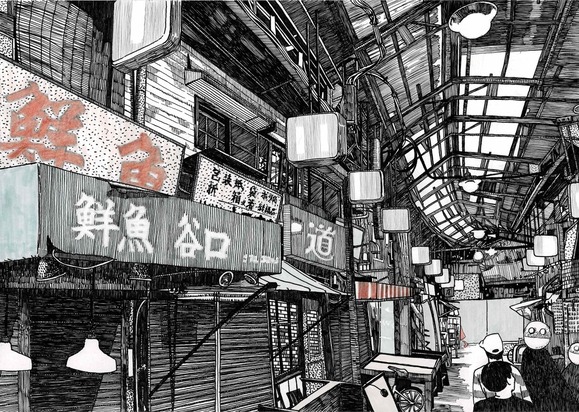 鶴橋商店街のコピー