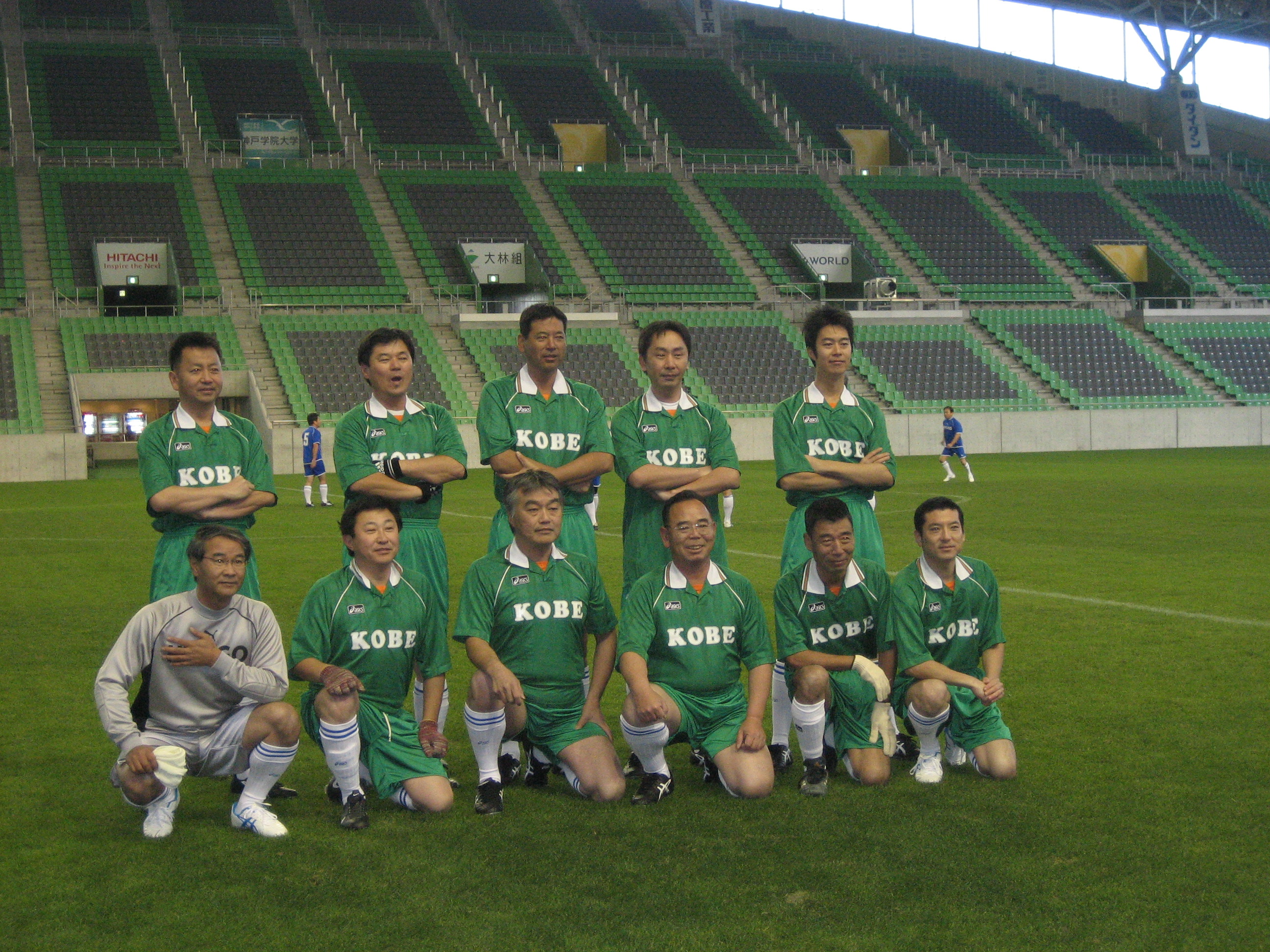 サッカー親善試合 神戸市会対兵庫県会 神戸市会議員 坊やすなが