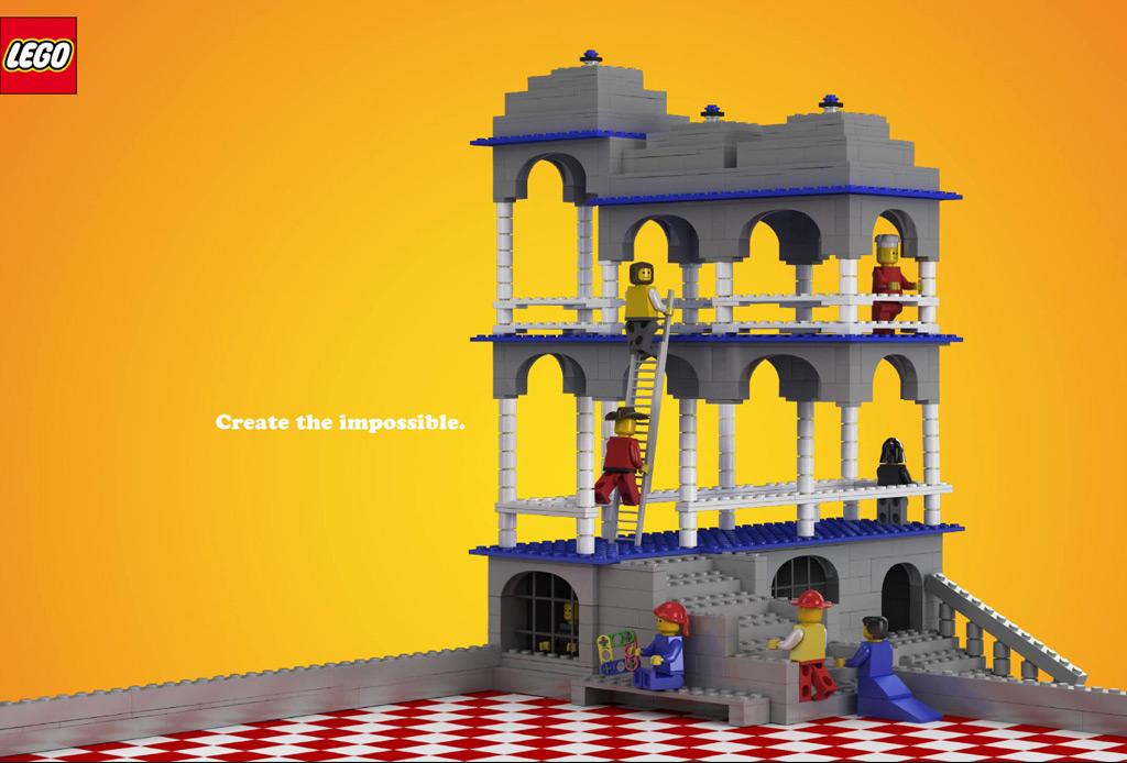 レゴのエッシャーアート ボクレゴの棚