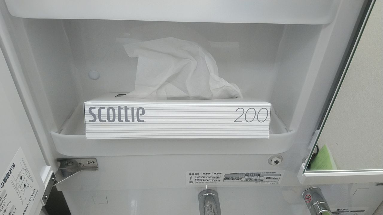 洗面所のティッシュ どうしてる ぼくのお城は それでいい