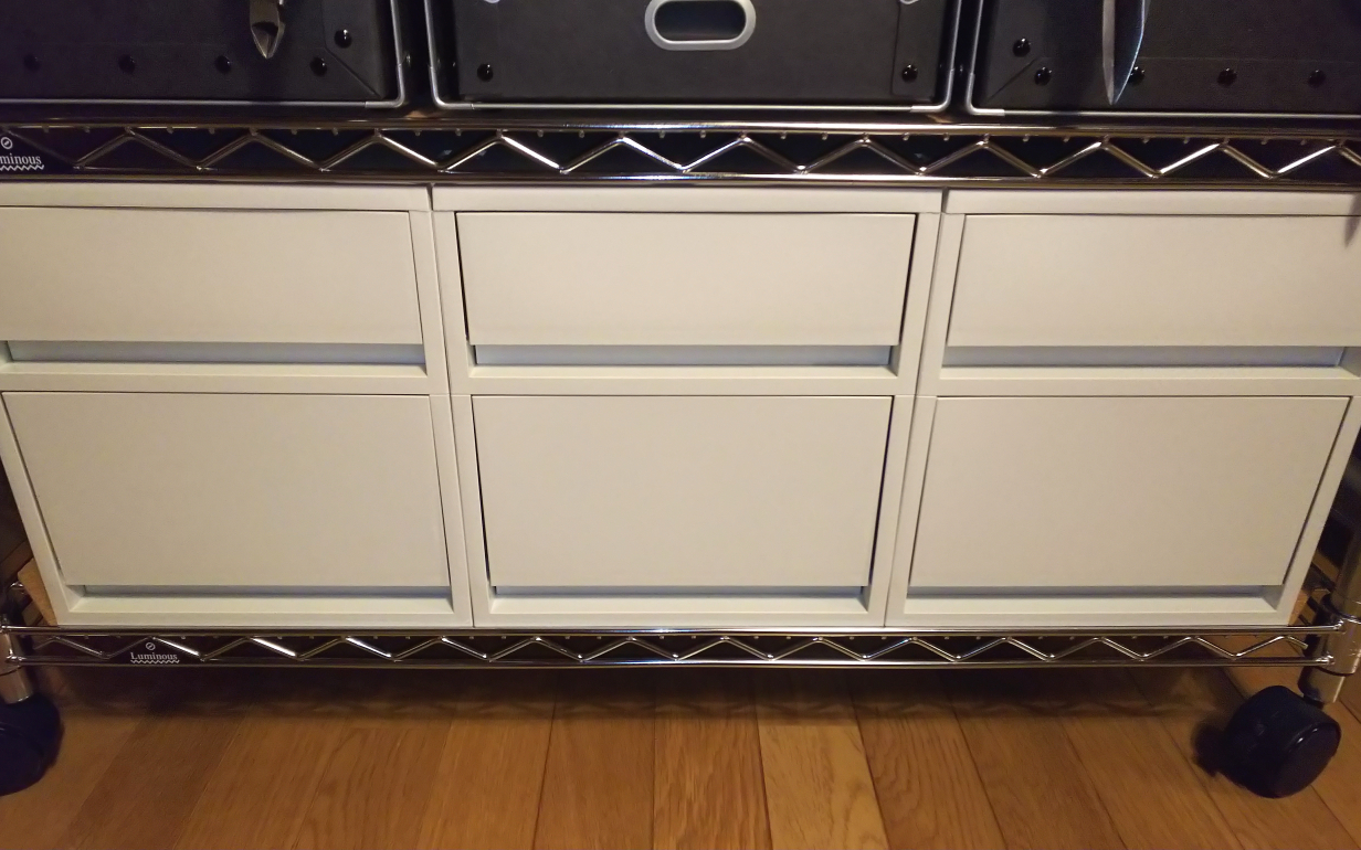 無印ポリプロピレンケースを連結してお悩み解消 Bon Bonsai