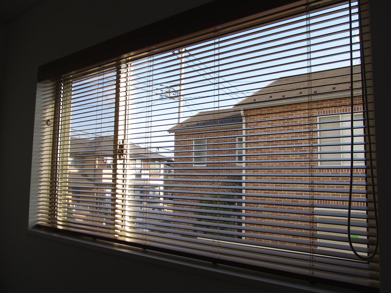 ウッドブラインドとカーテン 豆造日記