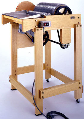 電動ドラムカーダー　（東京手織り） 電動ドラムカーダーとバッツ作り : イロドリの日々