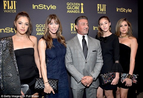 激カワ シルヴェスター スタローンの美し過ぎる3人の娘たちがミス ゴールデングローブに選出 マリポサのセレブリティウォッチ