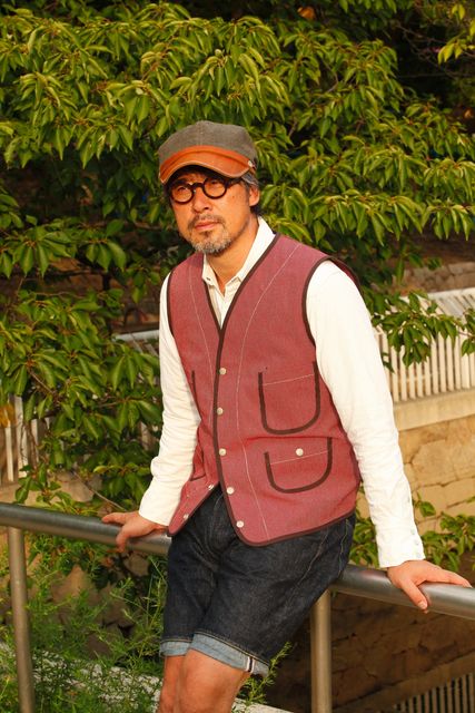 boncoura ベスト　赤ピンストライプ　40 boncoura ベスト 赤ピンストライプ 40 - メルカリ