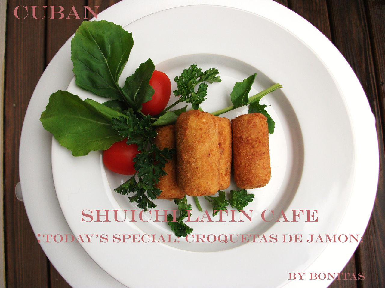 クロケッタス デ ハモン キューバ料理no7 週一ラテンカフェ