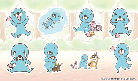 ぼのぼのスプレー画像