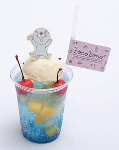 07ぼのぼののフルーツいっぱいソーダフロート