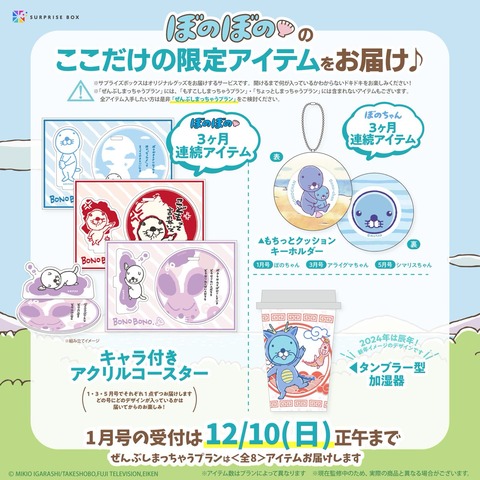 サプライズボックス1月号