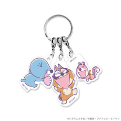 【ぼのちゃん】3連アクリルキーホルダー2