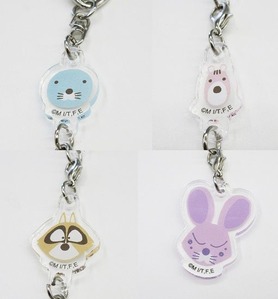 つながるアクリルチャームフェイス1-3+