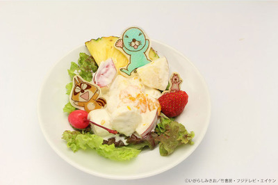 ぼのぼのたちのかくれんぼフルーツサラダ