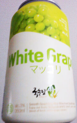 Bsj 麹醇堂 マッコリ White Grape なんとなく本とか酒とかのblog