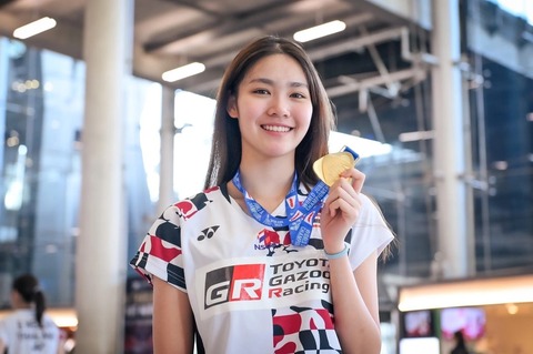 タイのバドミントン選手がこれ…