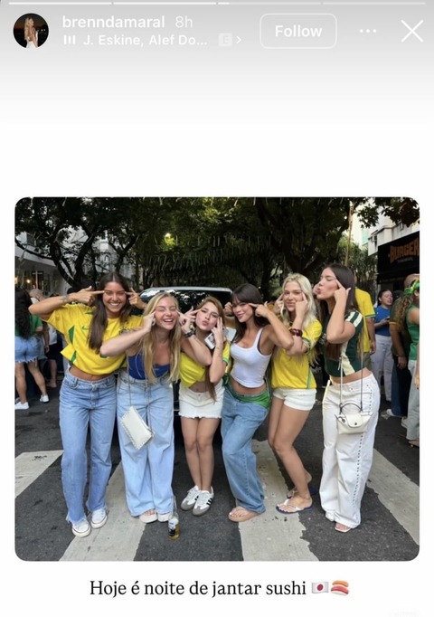 【画像】ブラジル🇧🇷のドエロ女さん、集団でツリ目ポーズをして大炎上中ww