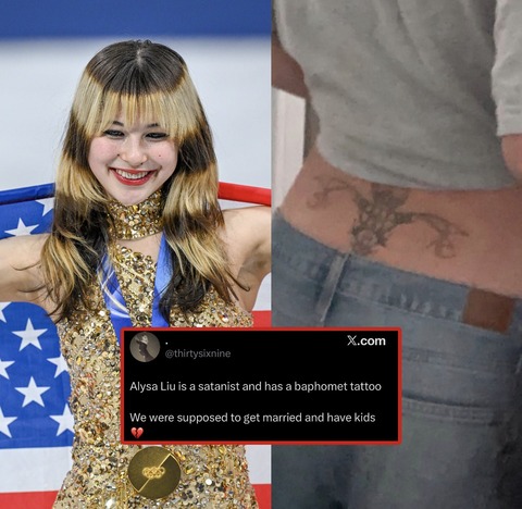 【画像】アリサ・リウちゃん、淫紋タトゥーが判明しアメリカで炎上wwwwwww