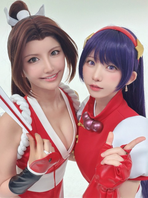 【画像】えなこさん、KOF公式コスプレイヤーに就任