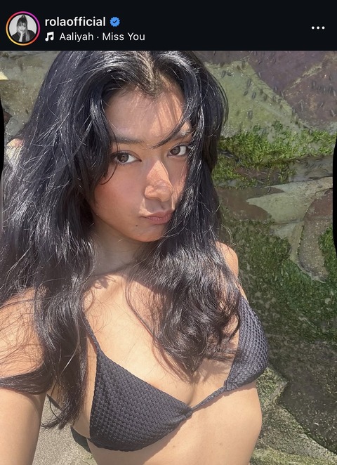 【画像】ローラさん、自身のインスタで水着姿の写真をアップしてしまう