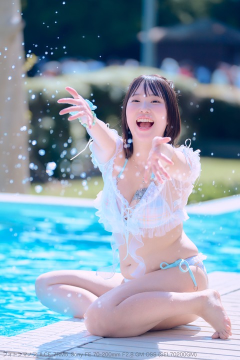 【画像】身長：155cm、スリーサイズ：B83(Ｃ-cup)/W58/H86がこれくらい、女の子はCカップで十分なんだよ