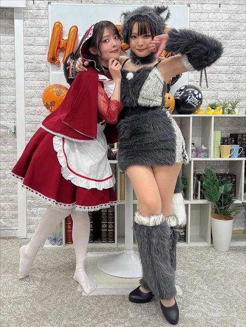 上坂すみれ(33) 井澤詩織(38) ハロウィンコスプレ