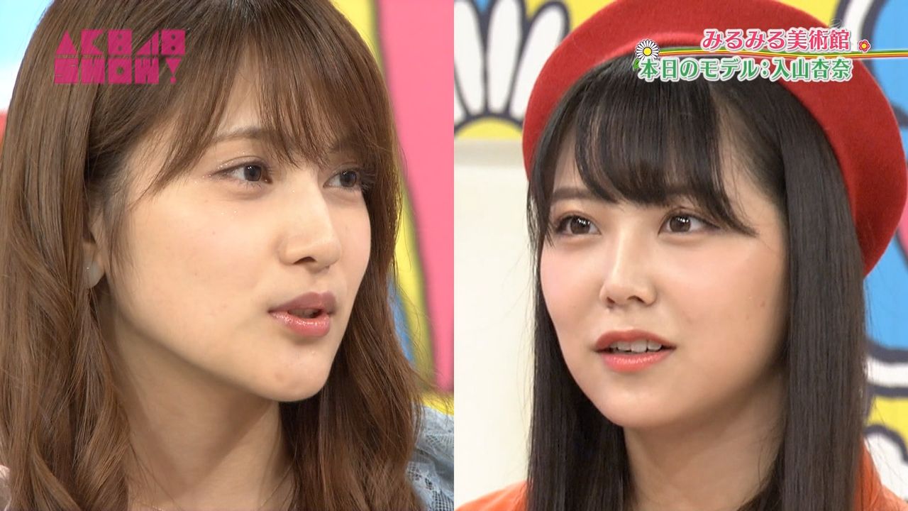 Akb48show 白間美瑠の描いた入山杏奈の似顔絵が賛否両論で大盛り上がりwww みるみる美術館 Nmbさやみるきーまとめ