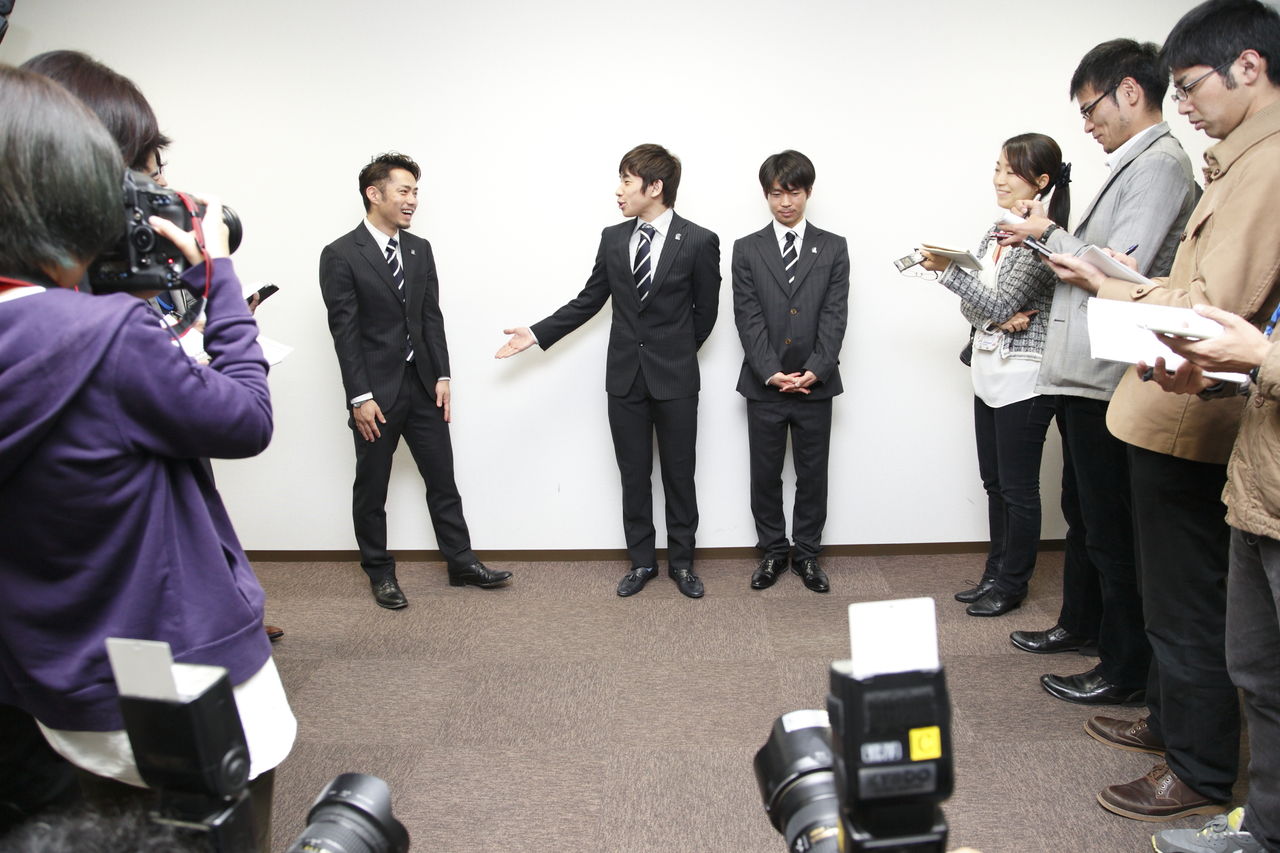 織田 信成 会見