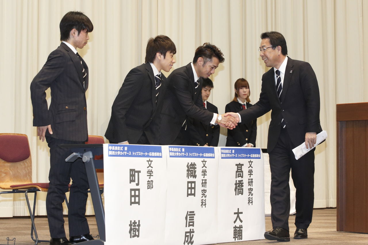 高橋大輔さん関西大学で引退報告 ブースポブログ
