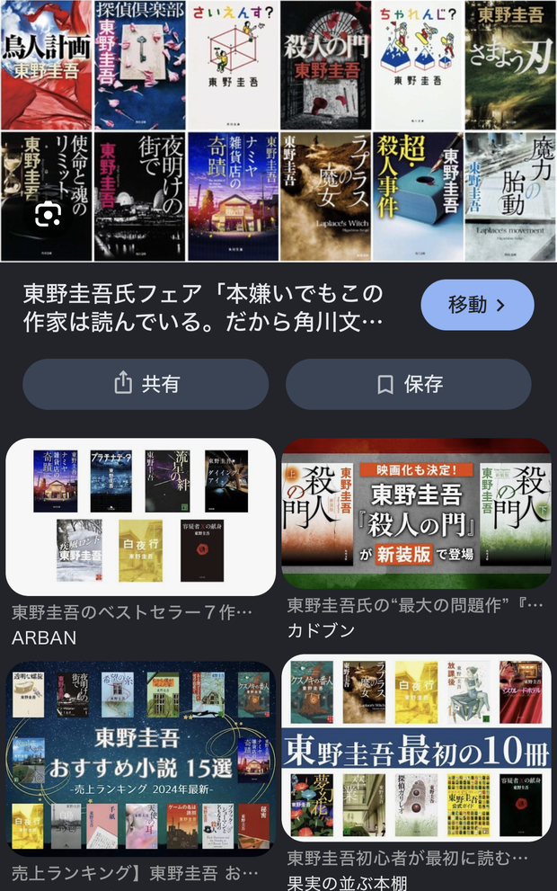 作家　東野圭吾さん亡くなる