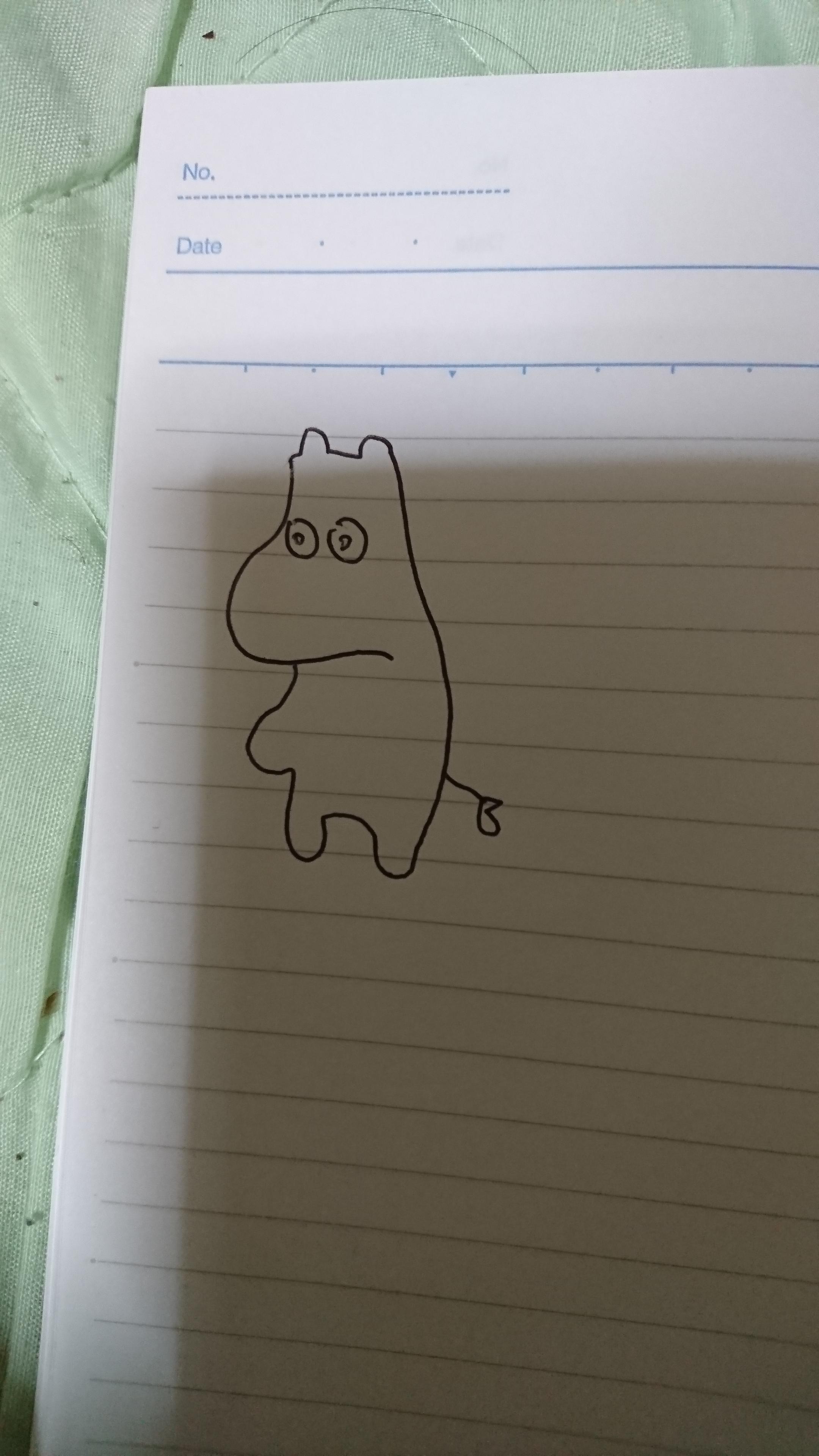 絵 見ないで描いてみよう