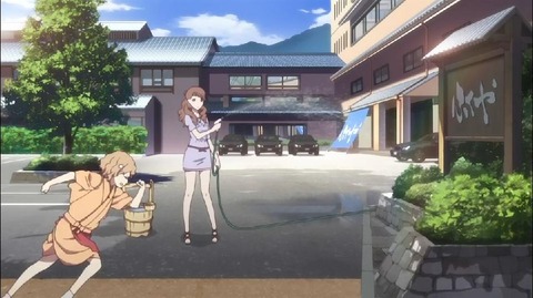 花咲くいろは OP2(ふくや前)