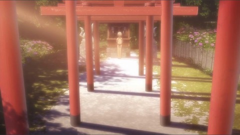 花咲くいろは 13話(鳥居前)