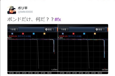 107ポンド急落１