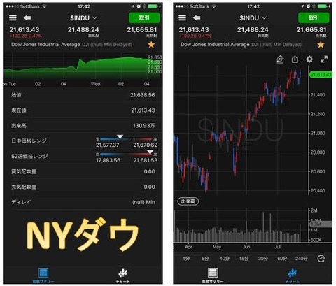トレードステーションNYダウ