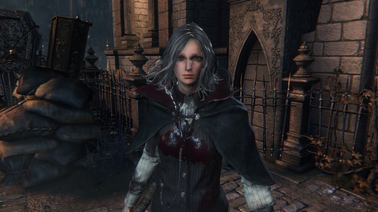 ブラッドボーン 髪も適度に赤みのある淡い茶髪を目指したのに灰色にしか見えない 孤高の狩人 ブラッドボーン