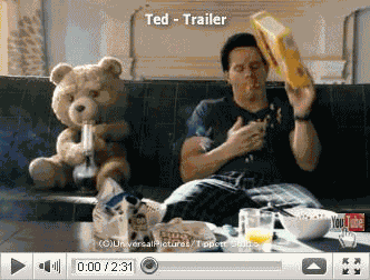 ※クリックでYouTube『テッド　(2012) TED』予告編へ