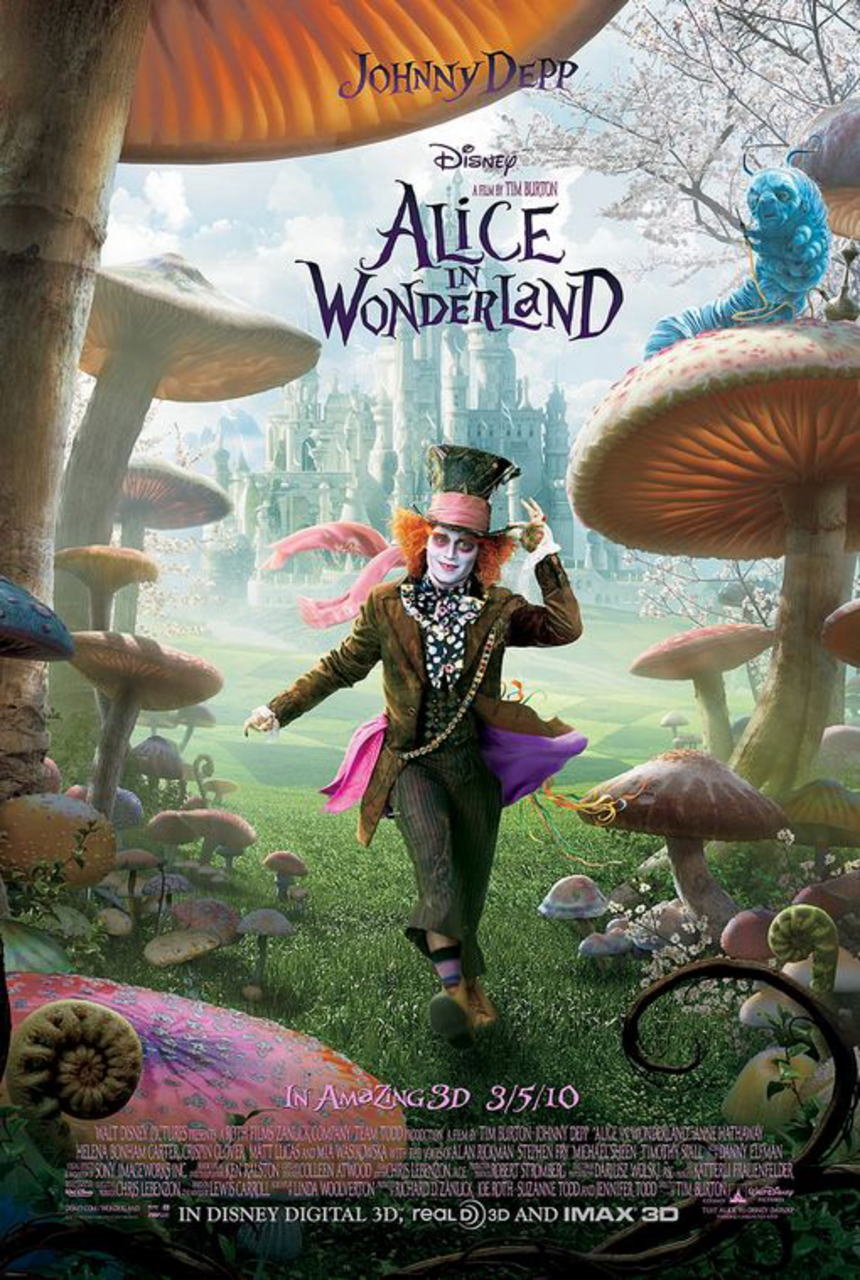 映画『アリス・イン・ワンダーランド ALICE IN WONDERLAND』ポスター(1)