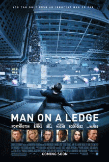 映画『 崖っぷちの男　(2012) MAN ON A LEDGE 』ポスター