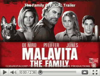 ※クリックでYouTube『マラヴィータ　(2013) THE FAMILY (英題) / MALAVITA (仏題) 』予告編へ