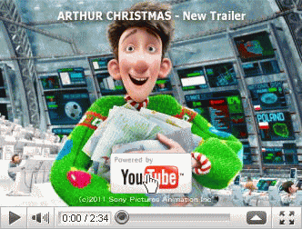 ※クリックでYouTube『アーサー・クリスマスの大冒険 ARTHUR CHRISTMAS』予告編へ
