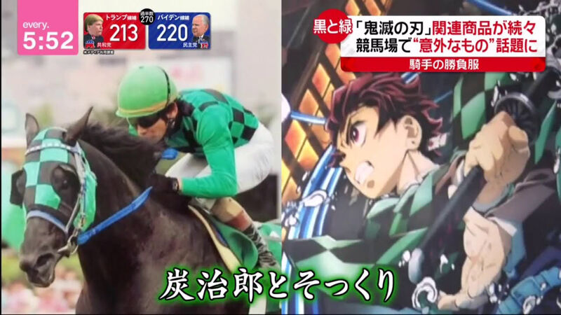 画像 競馬の騎手さん 何十年も愛用してきた勝負服が 鬼滅の刃とそっくり と指摘されるｗｗｗｗｗｗｗｗｗｗｗｗ