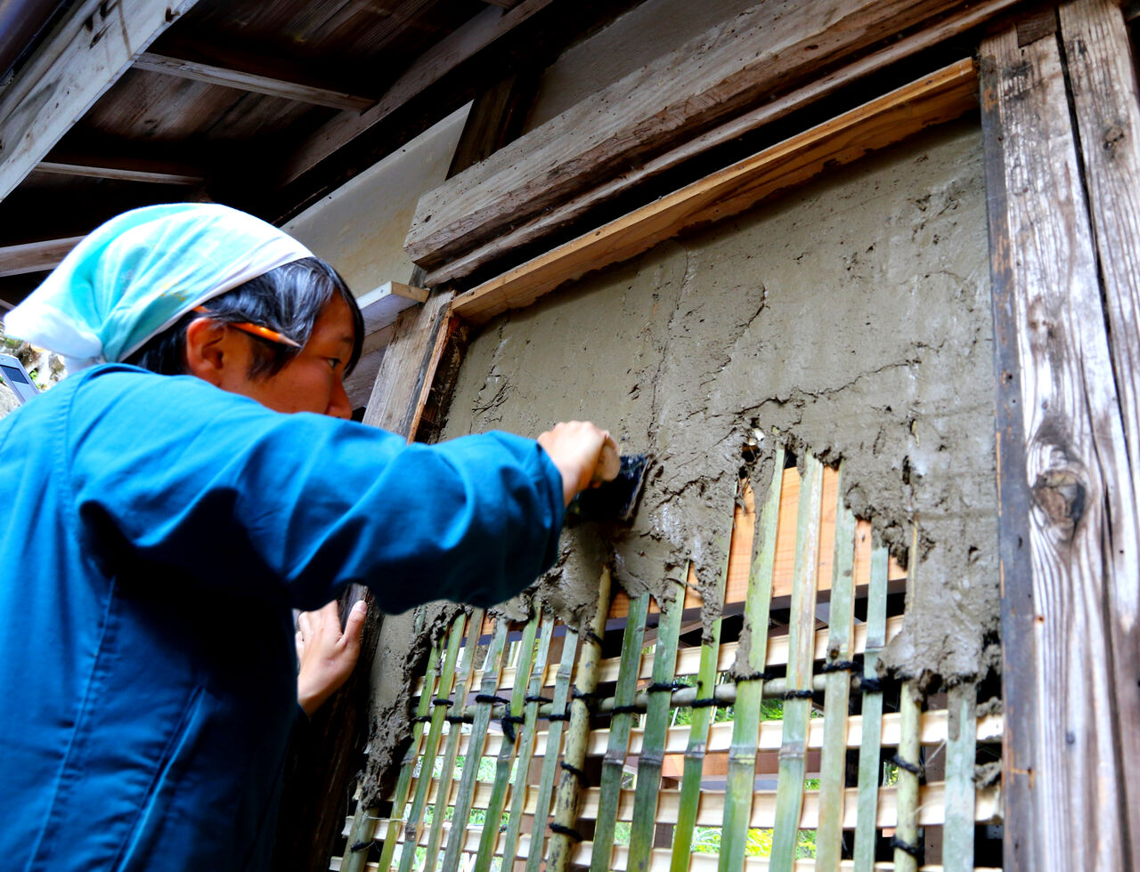 竹木舞 竹小舞 土壁の技術を取材 房総爆釣日記