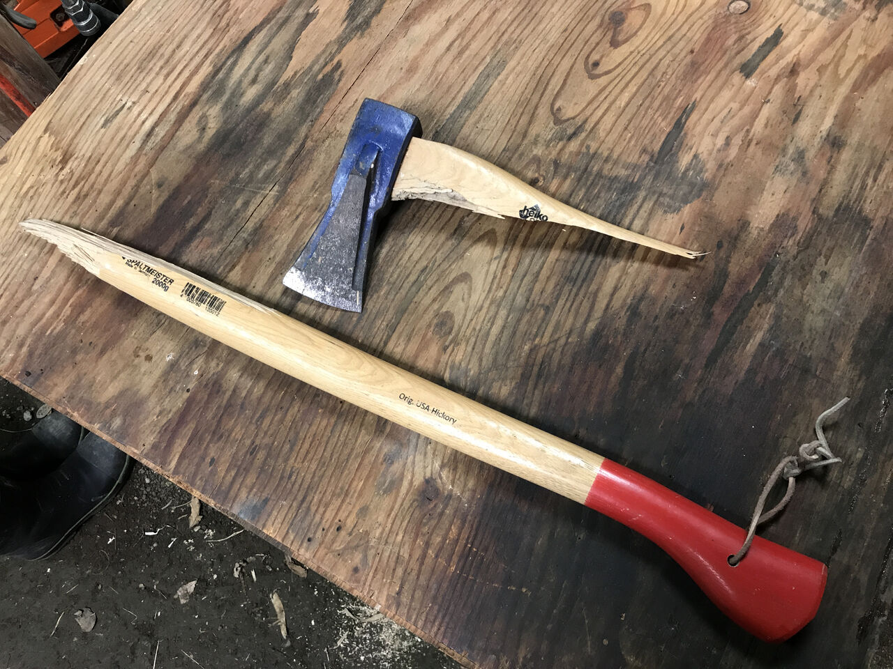 ハンドアックス 土佐和斧 手作り アックス 斧 の柄を自作する 房総爆釣日記