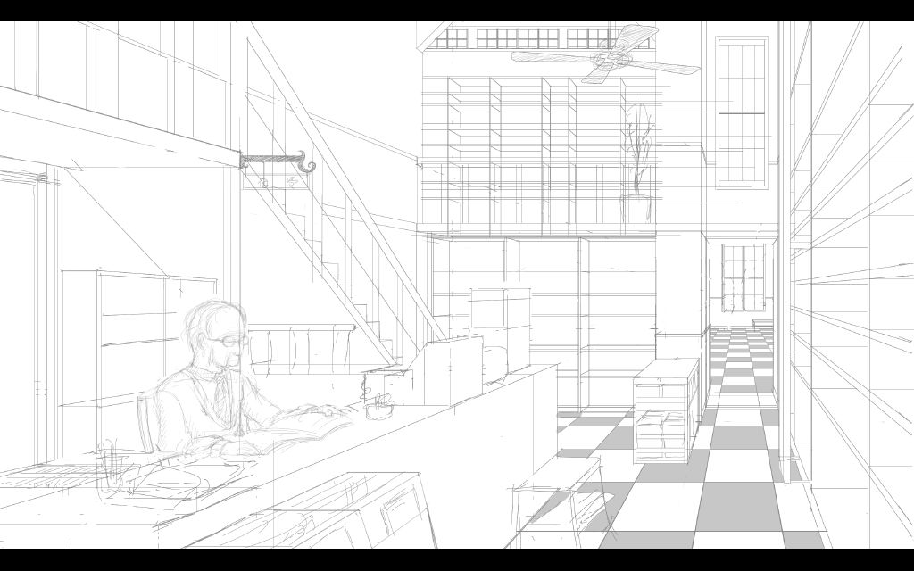 背景 レトロな図書館 Bottlecube Designer S Blog