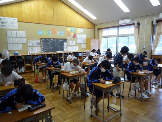 ９月２３日 数学 一次方程式 比の性質 房ブロ 房南中ブログ