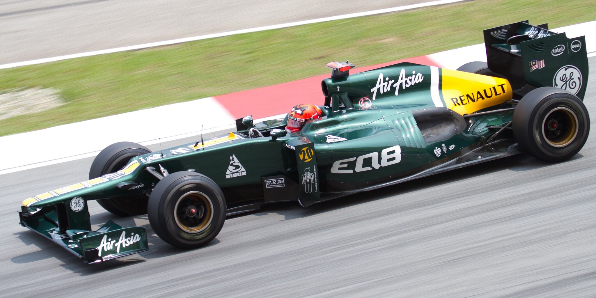 配色分析 #50 ~ Caterham F1 Team CT01 ~ : カラフルな光の世界 配色分析 #50 ~ Caterham F1 Team CT01 ~ : カラフルな光の世界