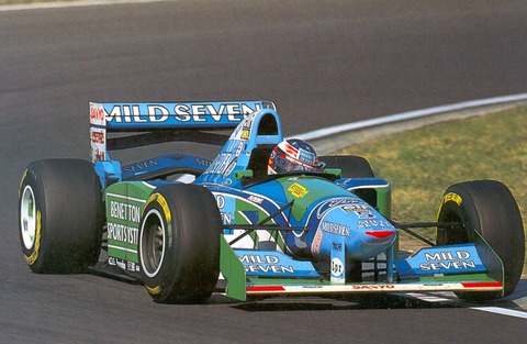 F1 BENETTON ベネトン フォーミュラ レーシング アンブレラ 配色分析 #32 ~ Benetton Formula Ltd. B194 ~ : カラフルな光の世界
