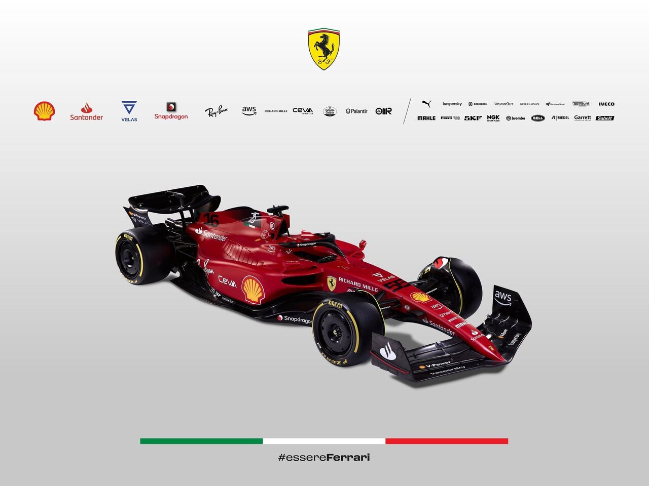 配色分析 90 Scuderia Ferrari F1 75 カラフルな光の世界